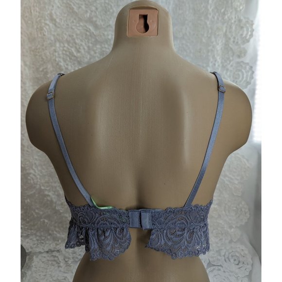 HONEYDEW INTIMATES New $36 REMY Gray lace bralette - Picture 4 of 5